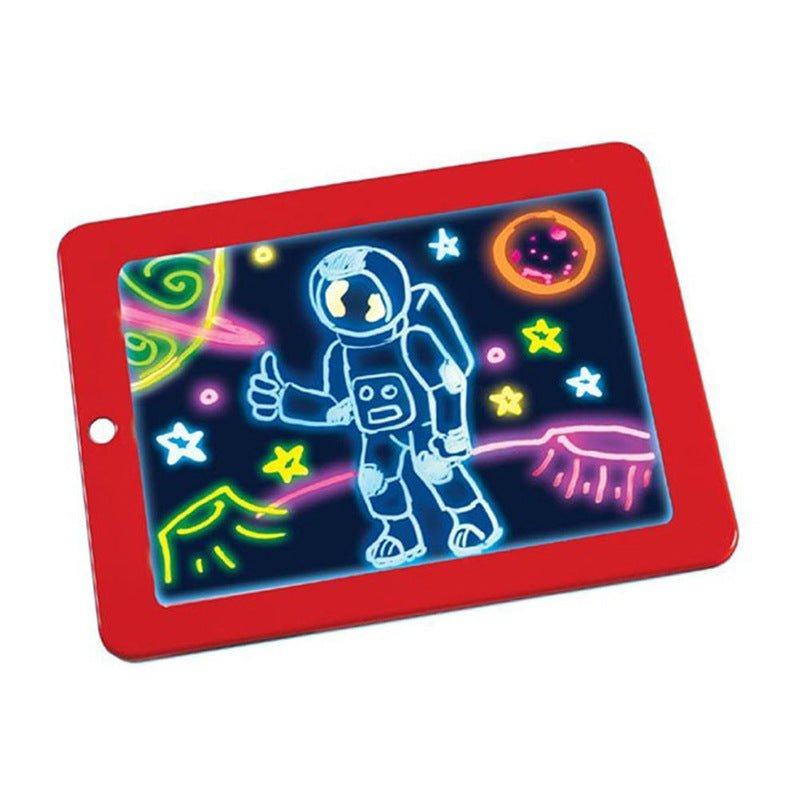 Magic Drawing Pad LED Writing Board - Creative Art Toy for Kids - SuperSaverAU - view 3