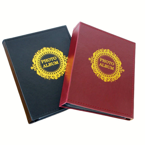 Classic Photo Album 200 Pcs 4x6 Photos - Elegant Brown and Black Covers - SuperSaverAU - view 1