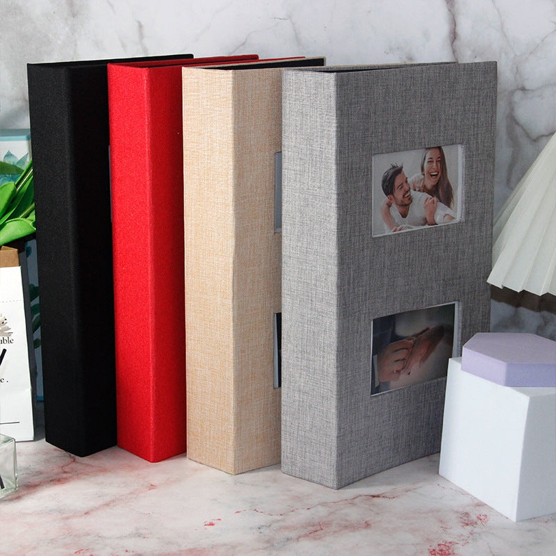 Premium Grey Luxury Cover 300 Photo 6 Inch Photo Album