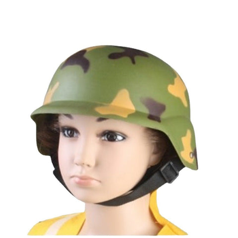 2x Kids Army Helmet- Perfect for Dress Up and Pretend Play - SuperSaverAU - view 1
