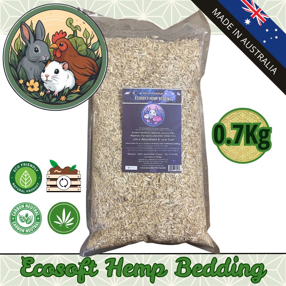 Ecosoft Hemp Bedding 0.7kg – Super Absorbent, Antimicrobial, Eco-Friendly - SuperSaverAU - view 1