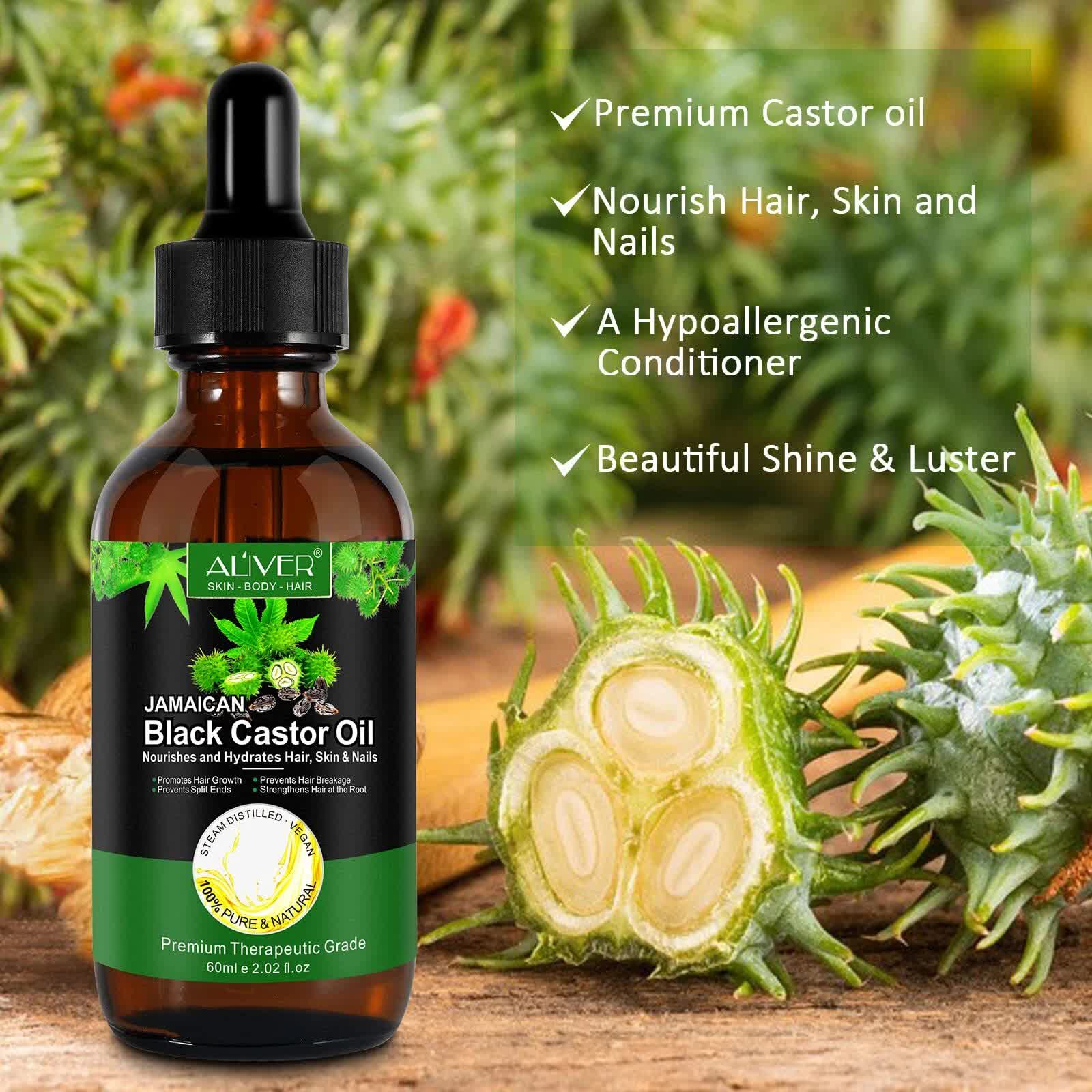 Jamaican Black Castor Oil 2.02 fl oz - Organic Hair and Skin Treatment - SuperSaverAU - view 4