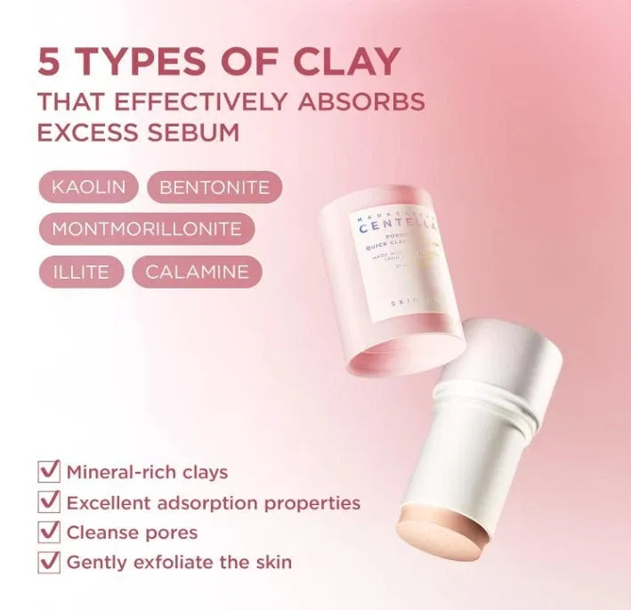 SKIN1004 Madagascar Centella Poremizing Clay Stick Mask 27g 2 Pack