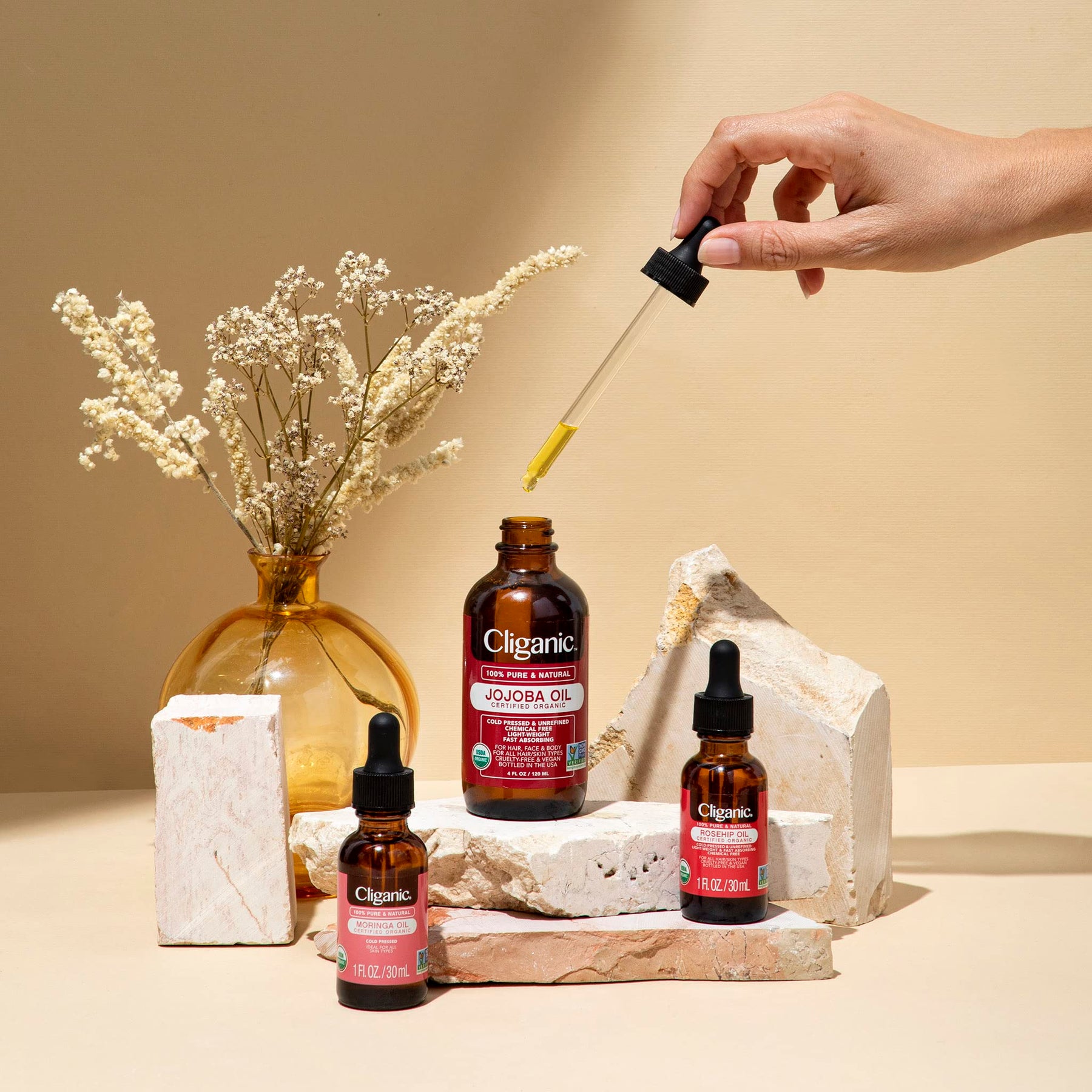 Certified Organic Moroccan Argan Oil – 120ml, 100% Pure, Multipurpose Beauty Oil - SuperSaverAU - view 1