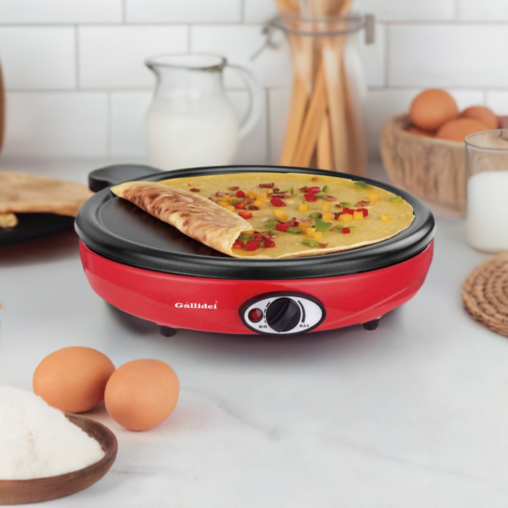 GALLIDEI Electric Griddle & 30cm Crepe Maker