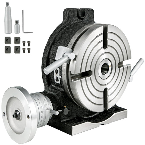 Premium 8 Inch HV8 Horizontal Vertical Rotary Milling Table 3MT