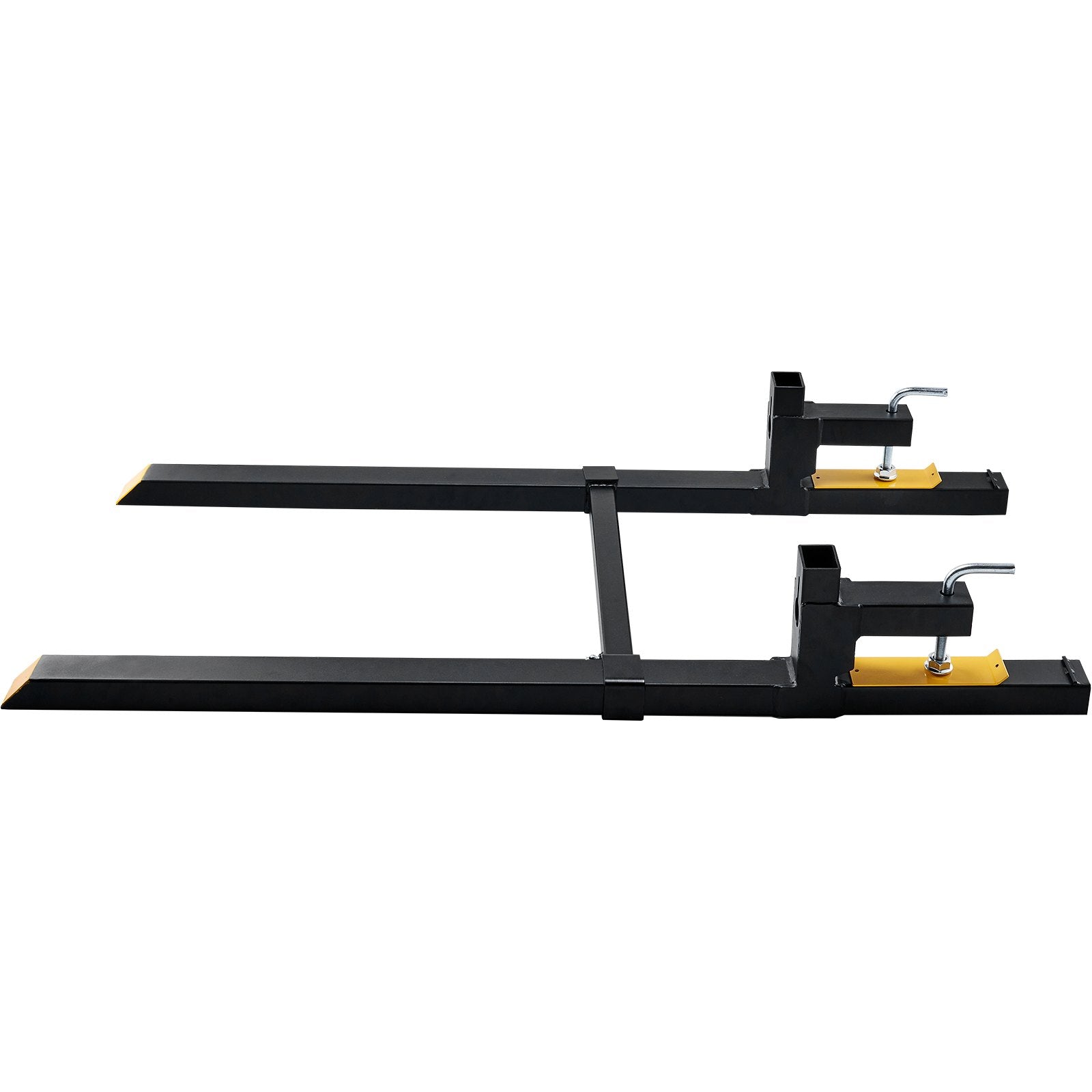 Premium 907kg Clamp On Pallet Forks with Stabilizer Bar 1490mm