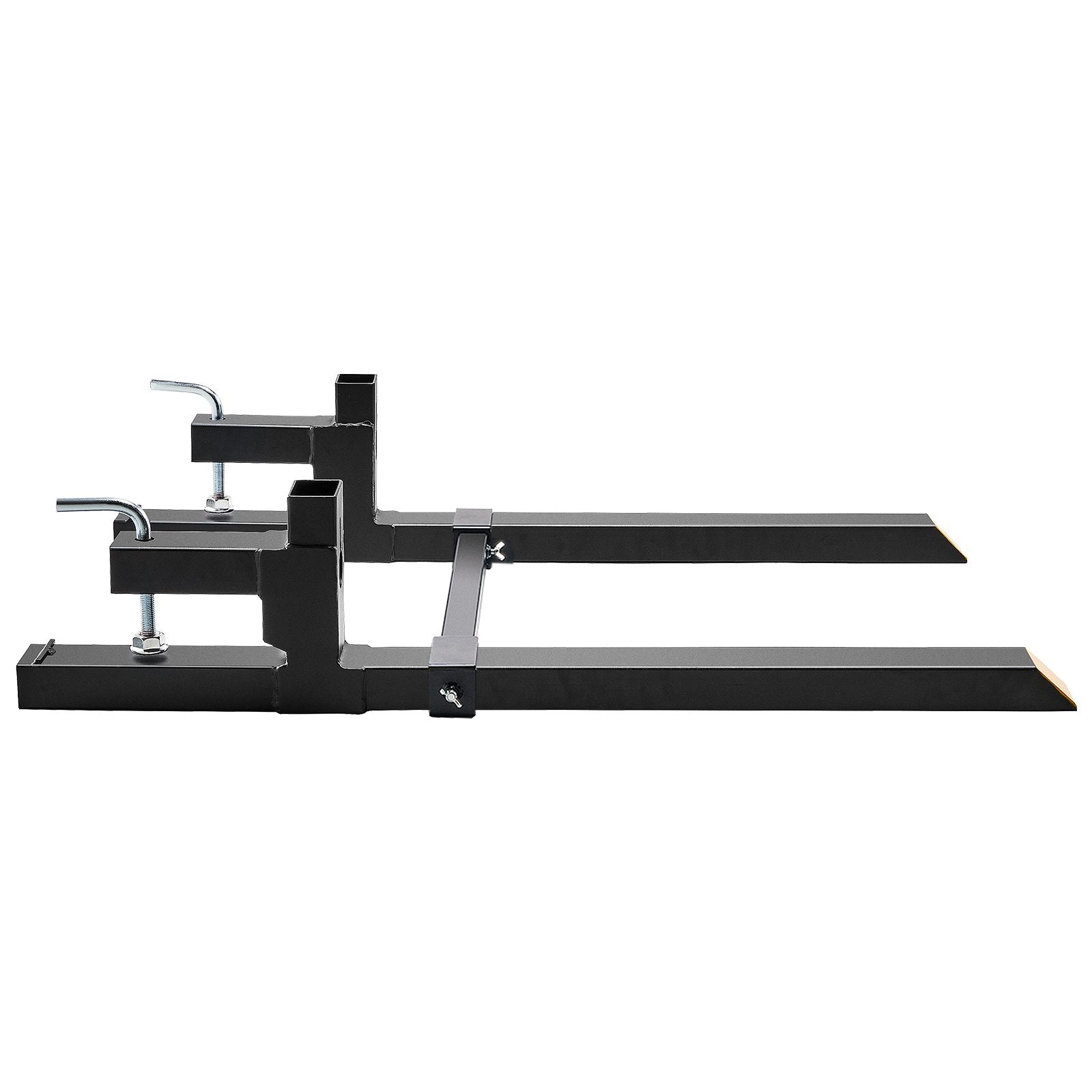 Premium 907kg Clamp On Pallet Forks with Stabilizer Bar 1090mm