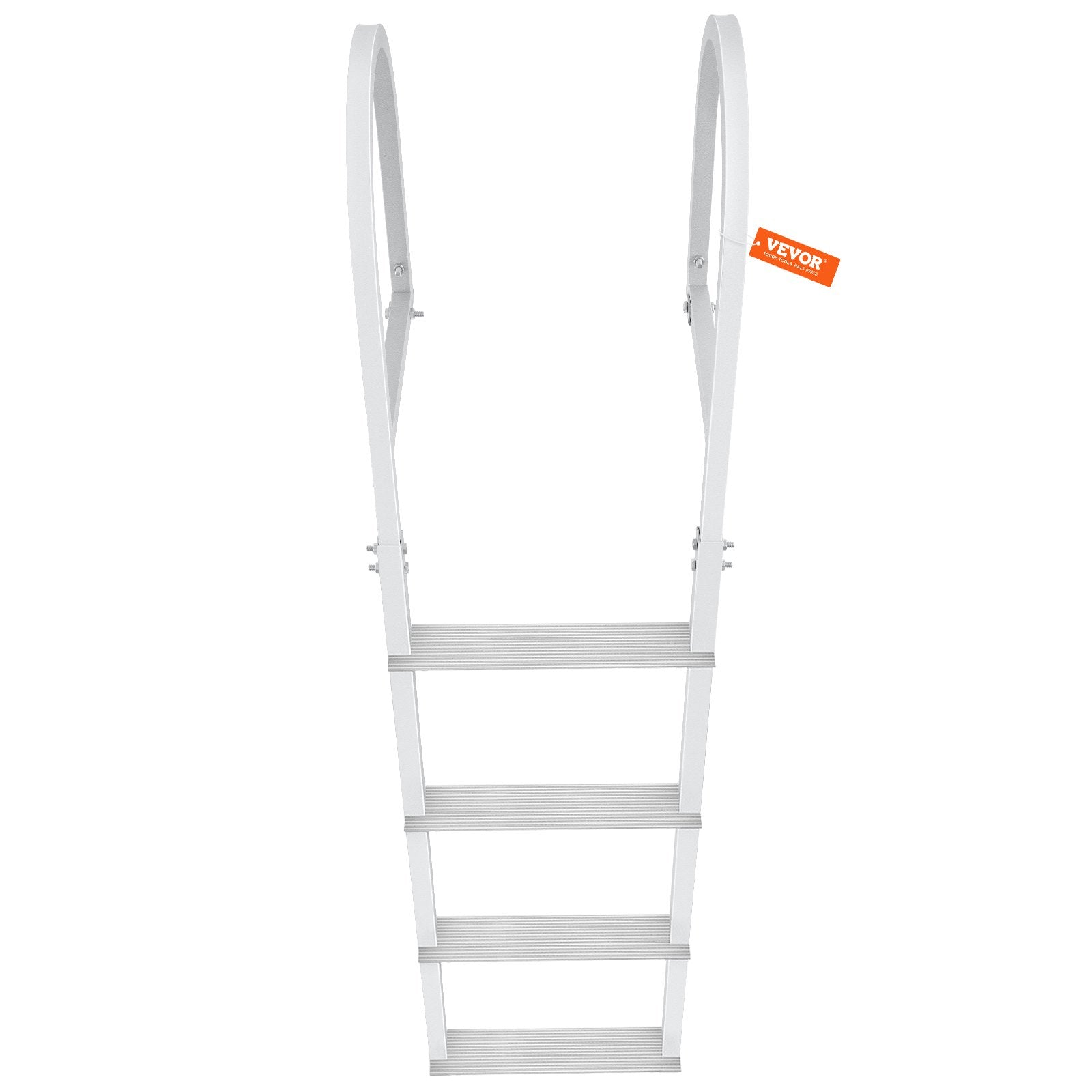 Premium 4 Step Removable Aluminium Dock Ladder 500lbs Capacity