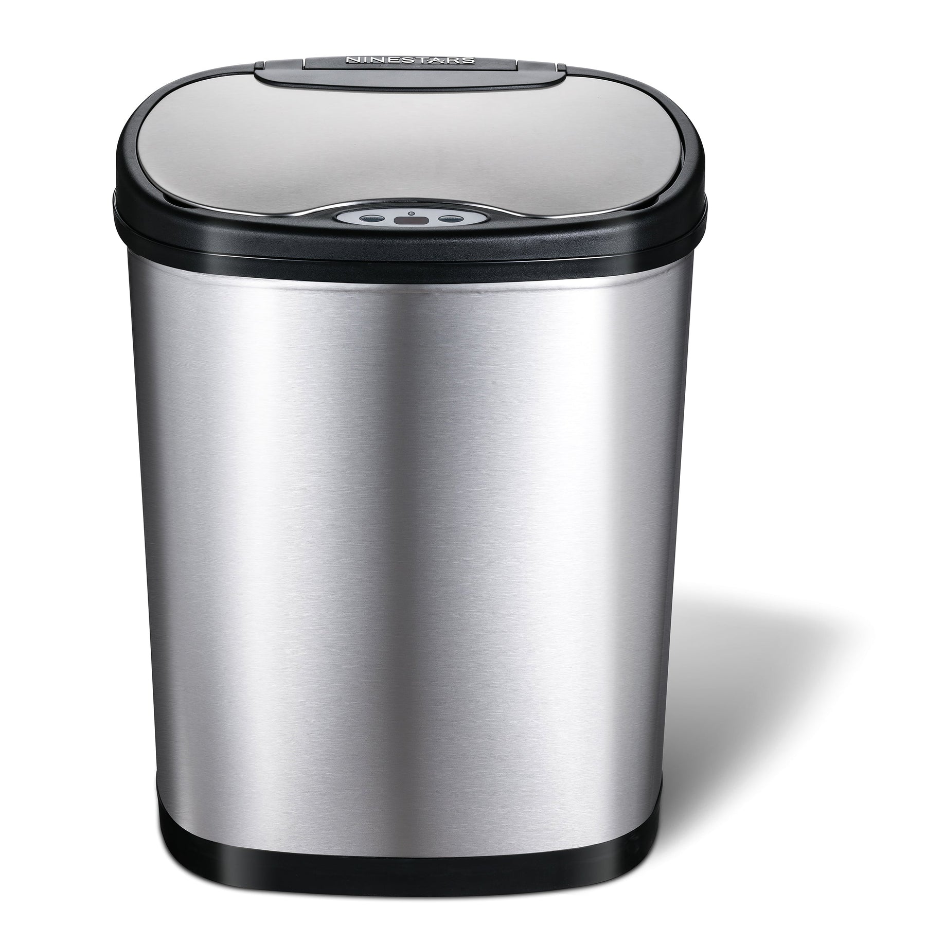 Premium 42L Automatic Sensor Stainless Steel Trash Bin – Silver & Black