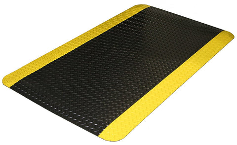Premium Anti-Fatigue Mat – Black & Yellow 900 x 600mm