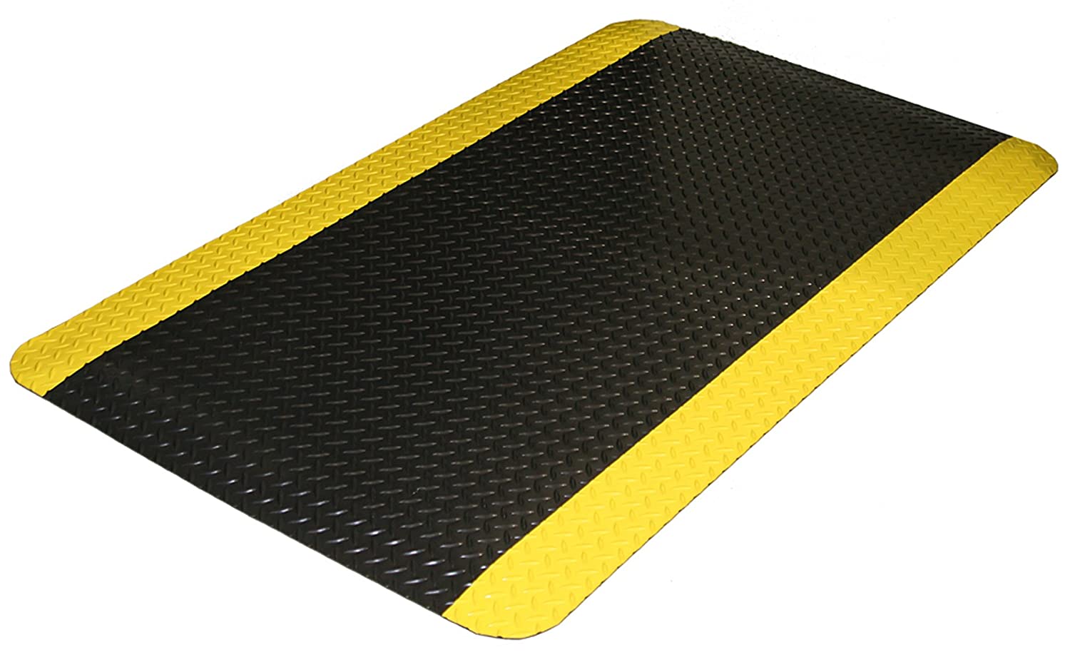 Premium Anti-Fatigue Mat – Black & Yellow 900 x 600mm