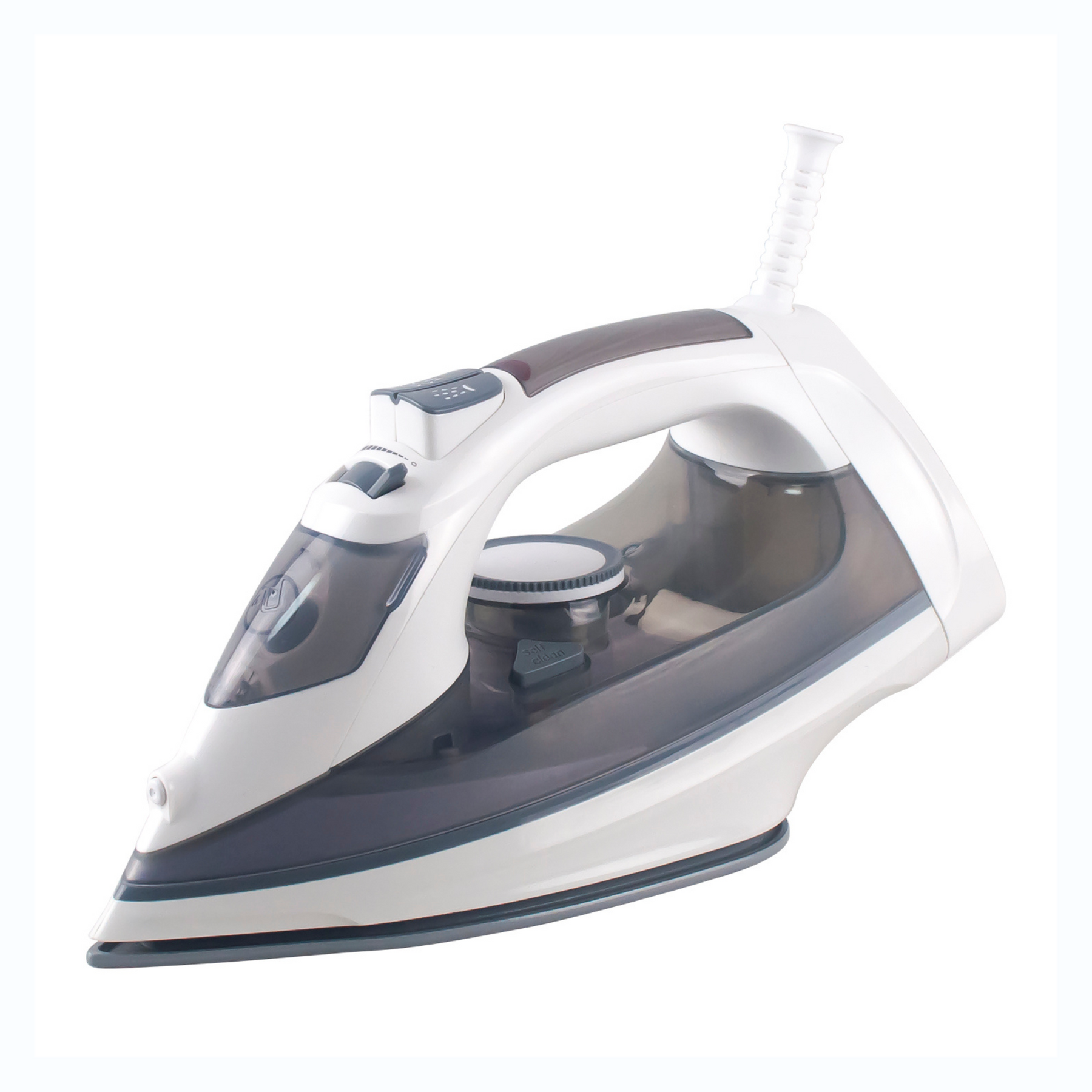 Electric Steam Iron 1800W White/ Grey - SuperSaverAU - view 1