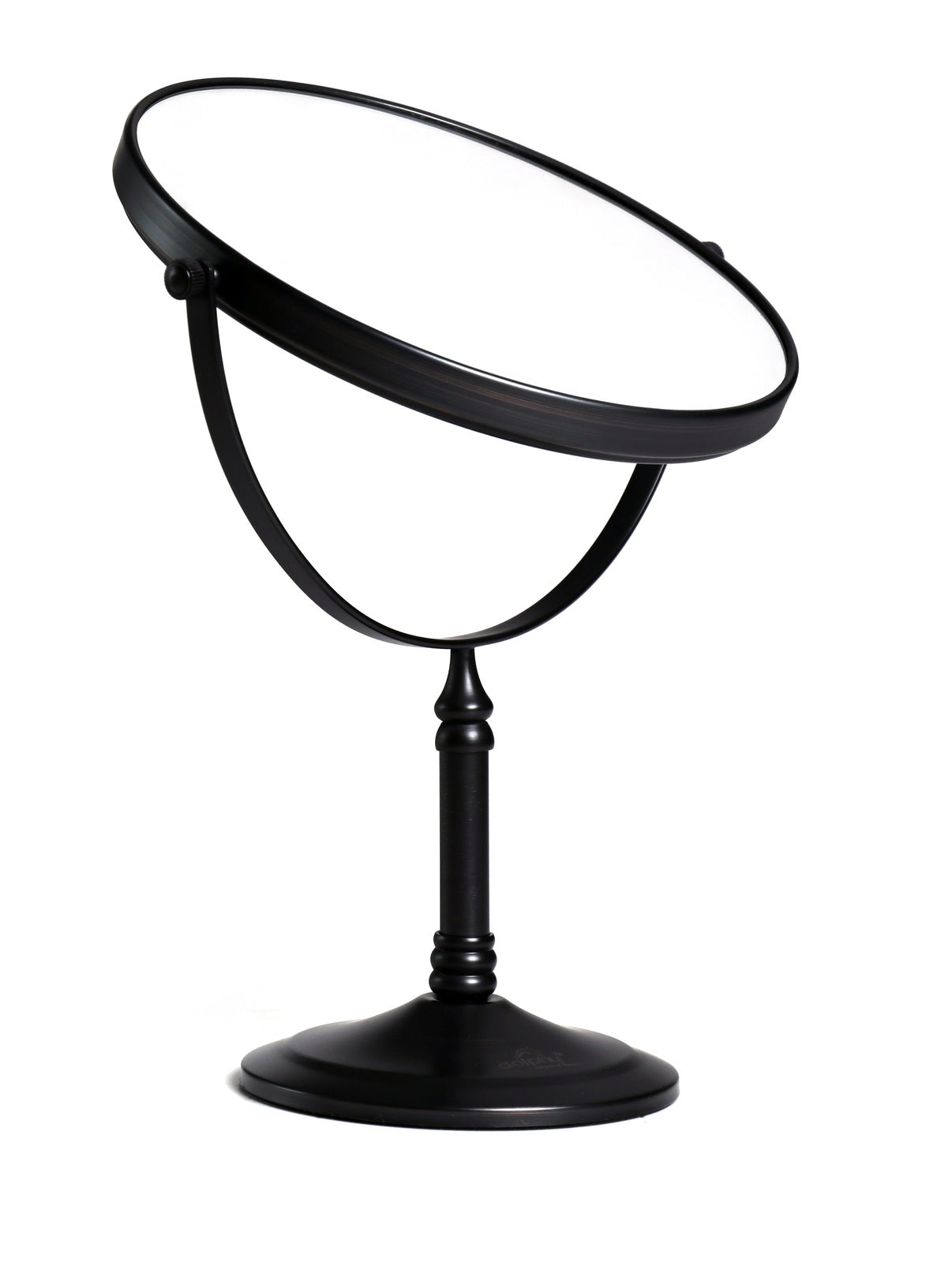 Dolphy 5X & 1X Tabletop Magnifying Mirror - Matte Black - SuperSaverAU - view 1