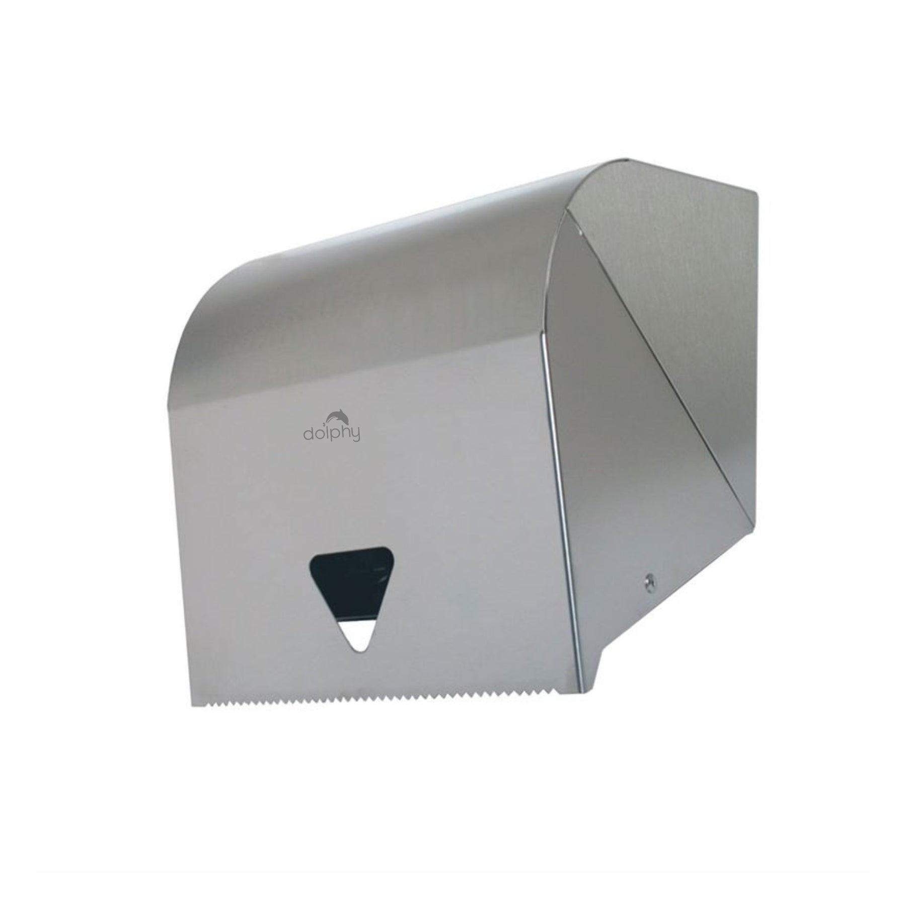 Premium Stainless Steel Roll Towel Dispenser – Silver