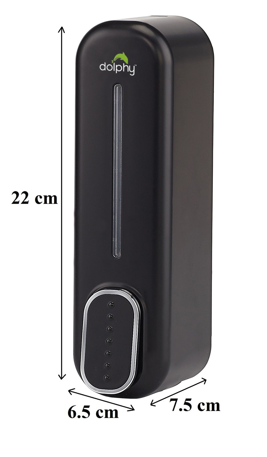 Dolphy Manual Soap Dispenser 300ml - Black - SuperSaverAU - view 3