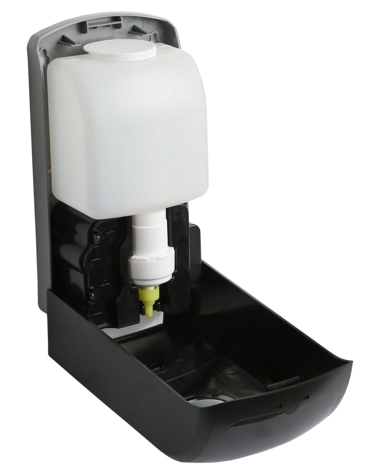Dolphy Black Automatic Foam Sanitiser Dispenser 1000ml Infrared Sensor Wall Mounted