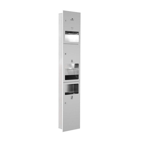 Dolphy 3-in-1 Washroom Recessed Panel - Stainless Steel - SuperSaverAU - view 1
