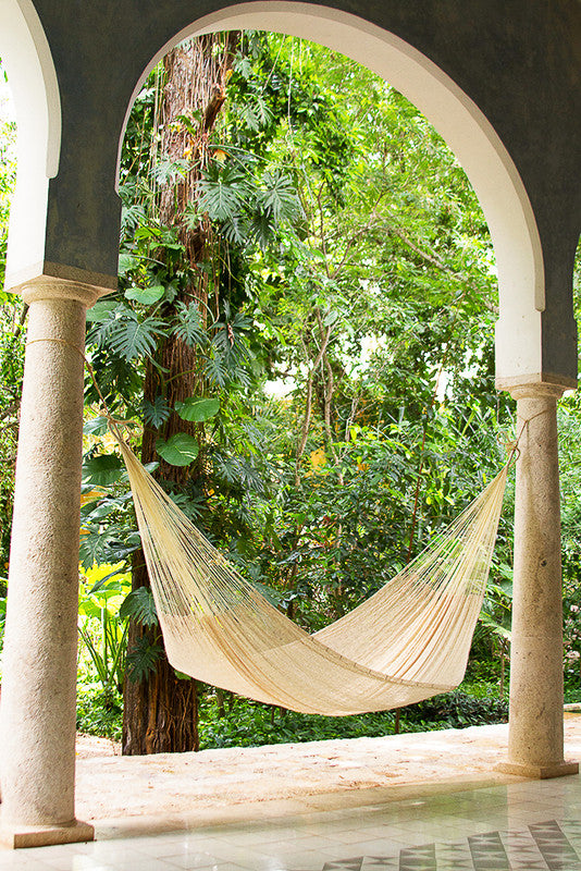 Mayan Legacy Cotton Hammock 1.90m x 2m - Free Shipping, Handmade in Mexico - SuperSaverAU - view 1