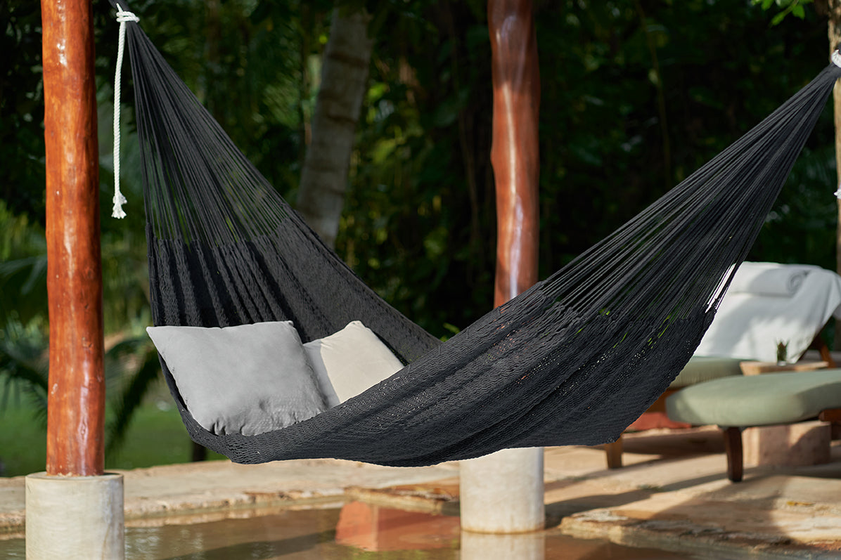 Mayan Legacy King Size Outdoor Cotton Hammock - 250kg Capacity, Free Shipping - SuperSaverAU - view 3