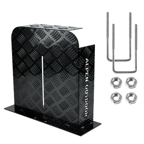 Alpen Outdoor Aluminium Diesel Tank Base Mount - Black, 10L/15L