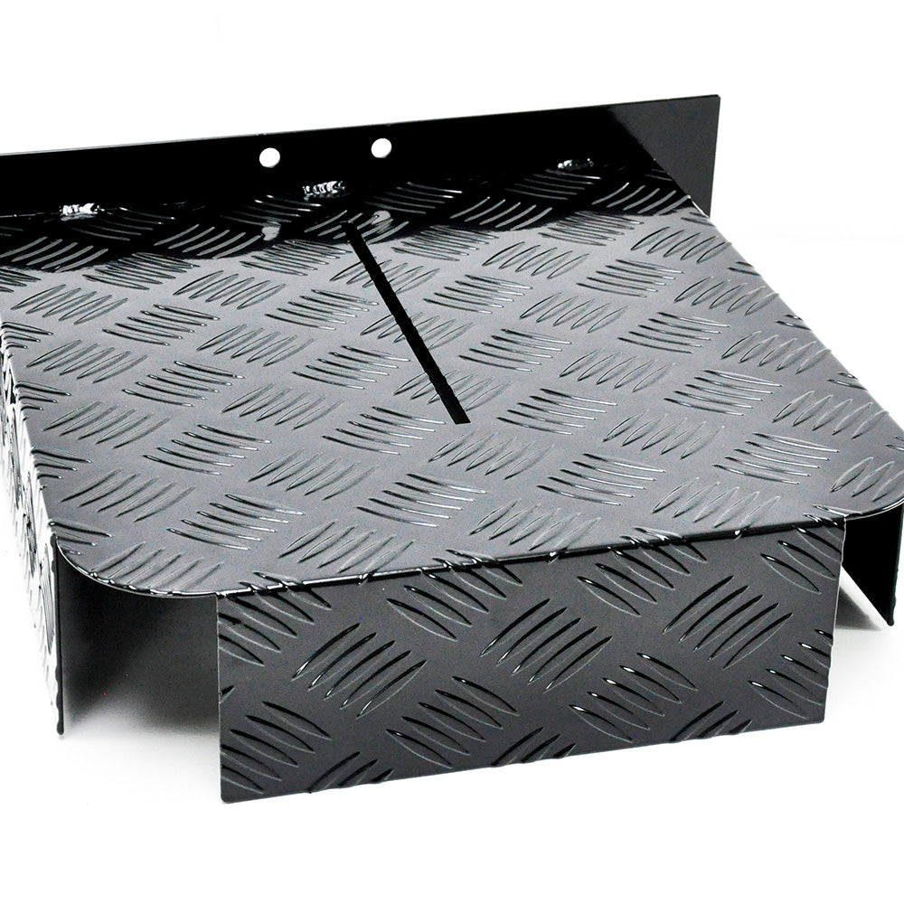 Alpen Outdoor Aluminium Diesel Tank Base Mount - Black, 10L/15L