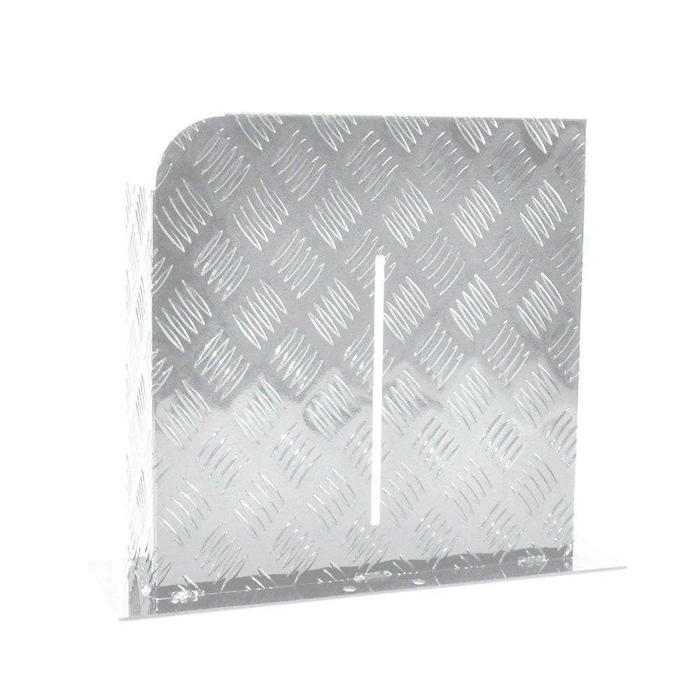 Alpen Outdoor 2mm Aluminium Diesel Heater Fuel Tank Cover - Left Side Silver