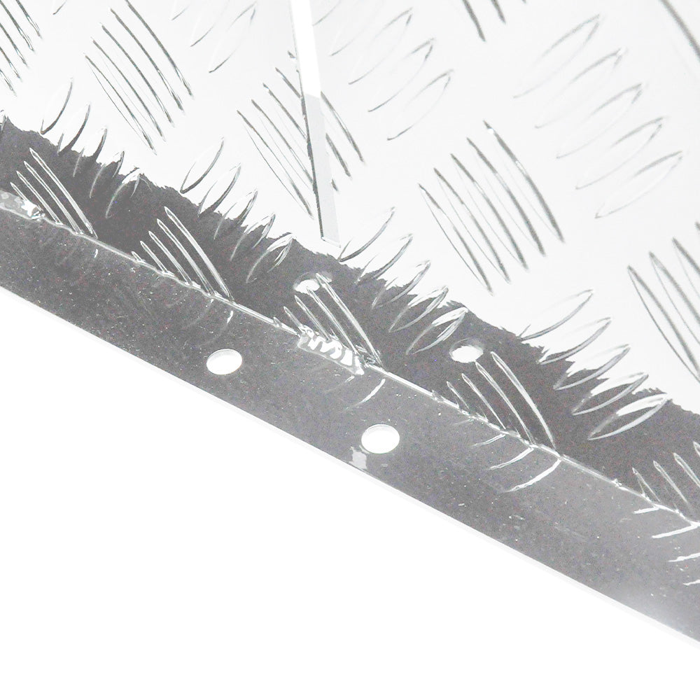 Alpen Outdoor 2mm Aluminium Diesel Heater Fuel Tank Cover - Right Side Silver