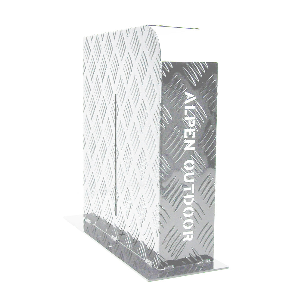 Alpen Outdoor 2mm Aluminium Diesel Heater Fuel Tank Cover - Right Side Silver