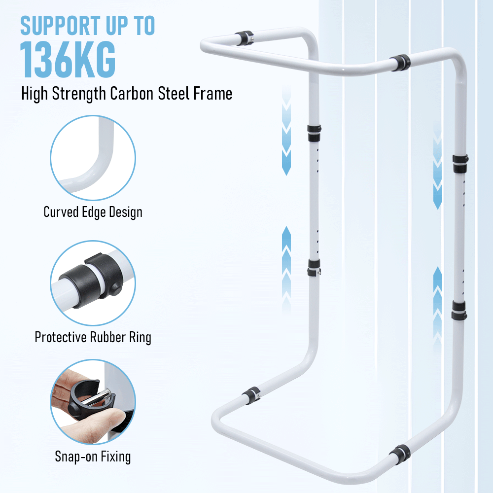 Adjustable Blanket Lifter Bar Steel Bed Cradle for Feet Leg Knee Recovery Support