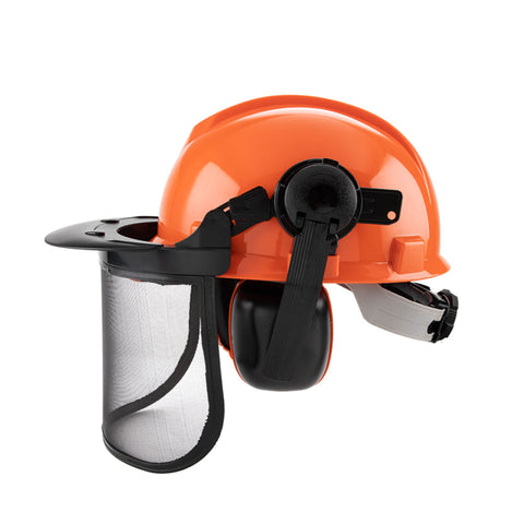 Premium Chainsaw Safety Helmet with Mesh Visor & 29dB Ear Muffs