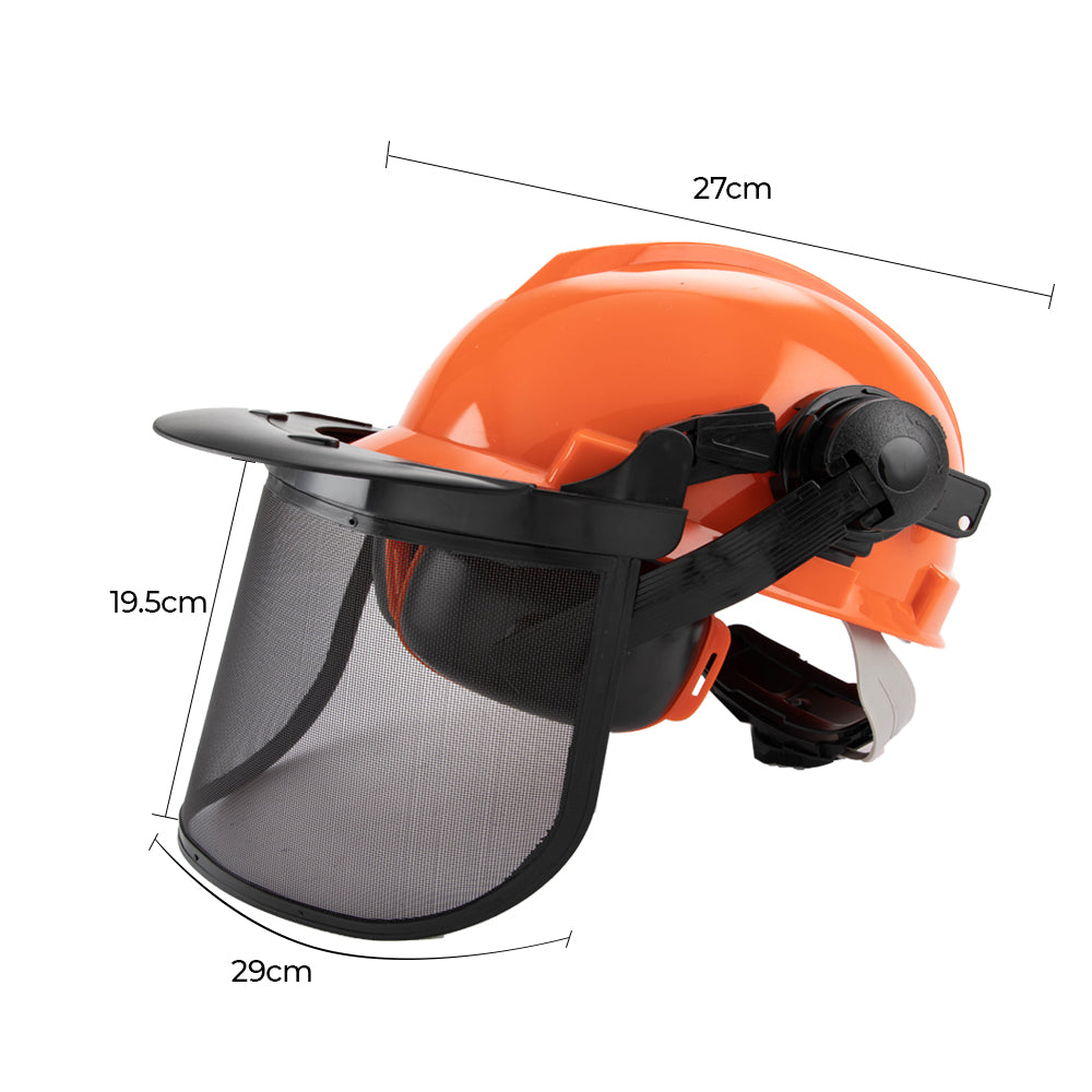 Premium Chainsaw Safety Helmet with Mesh Visor & 29dB Ear Muffs