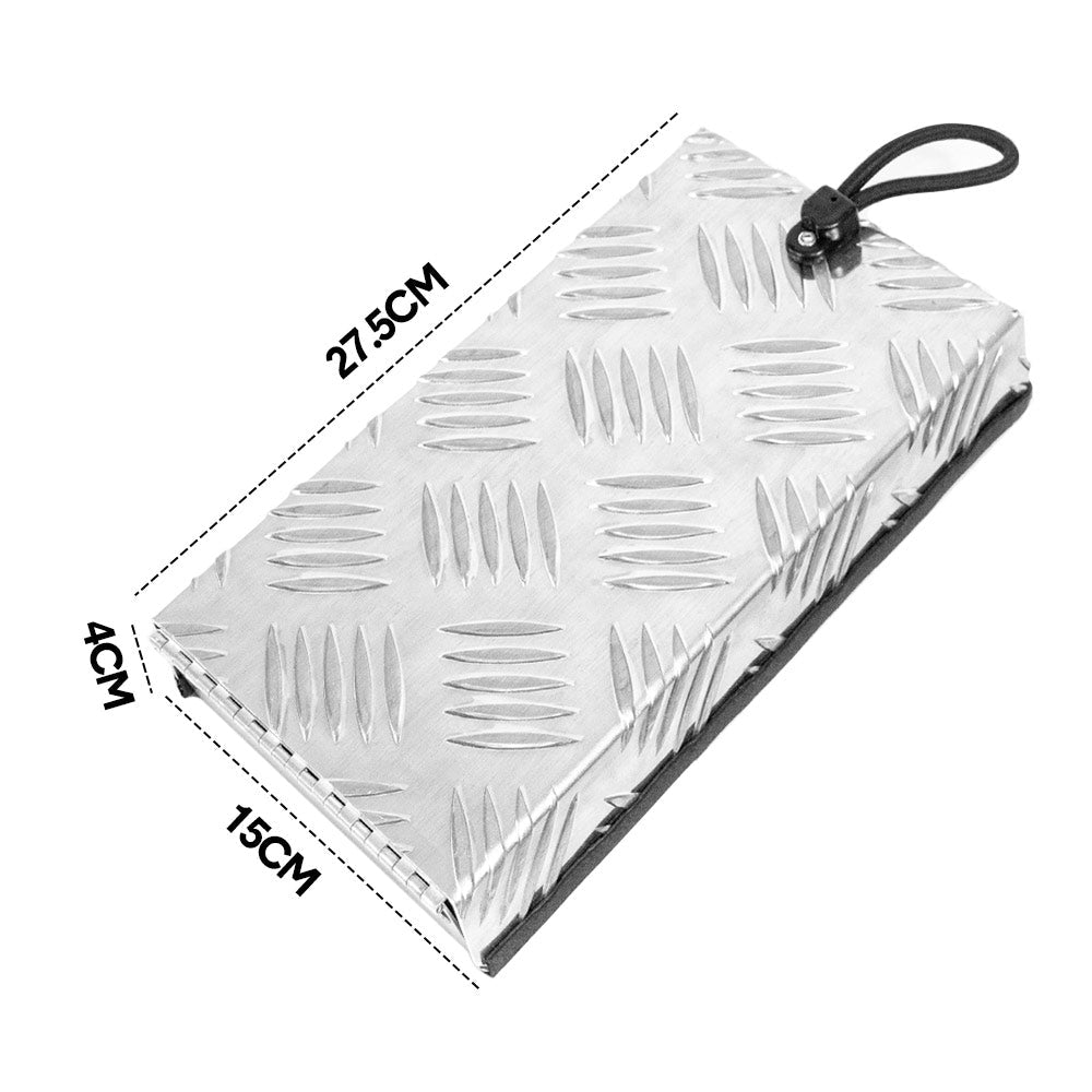 Premium Truma Water Heater Silver Aluminium Cowl Cover 27.5cm