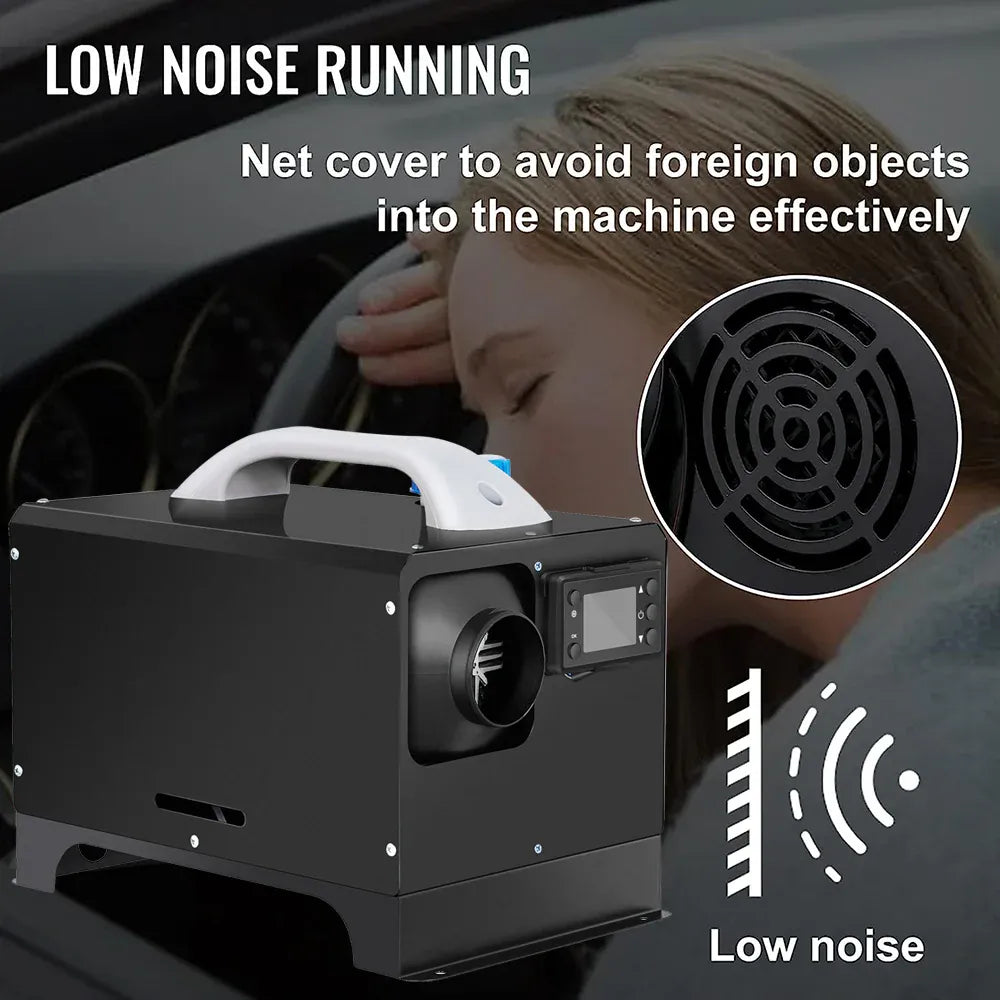 Premium 12V 8KW Diesel Air Heater with LCD & Remote
