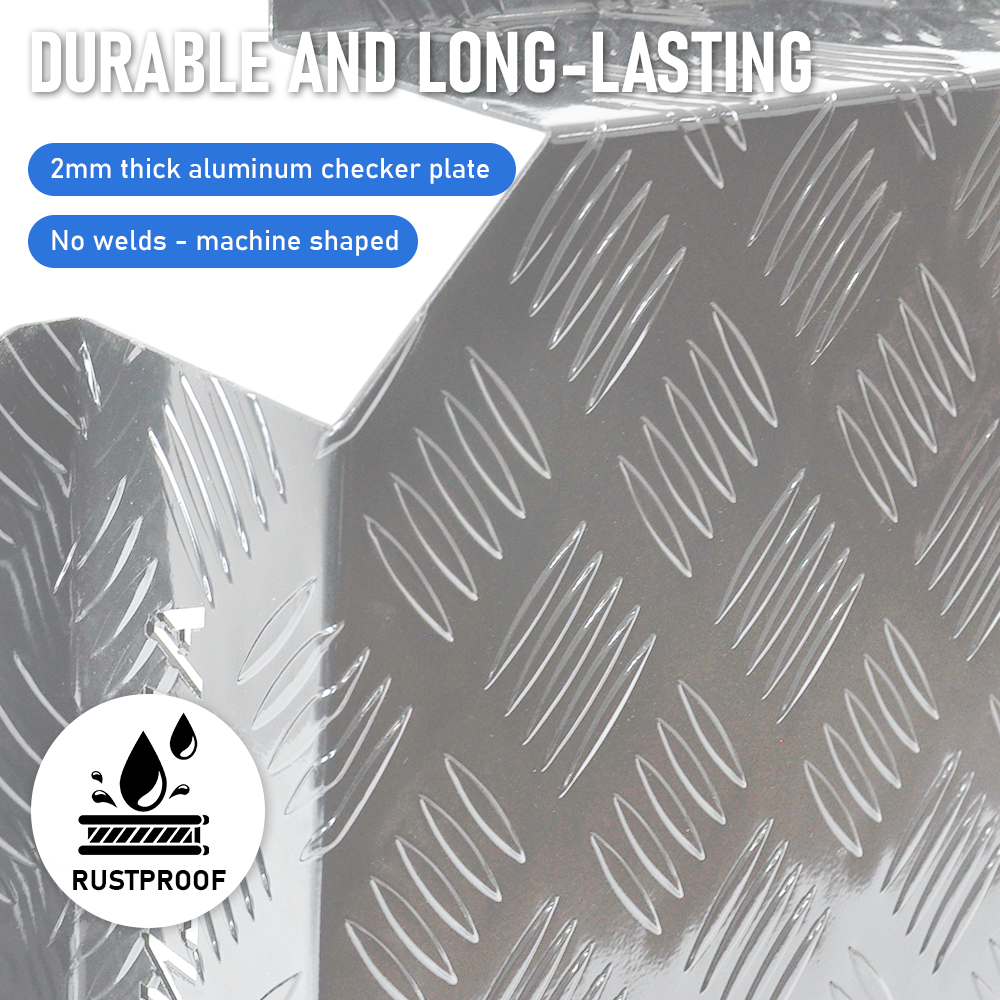 Premium Aluminium Diesel Heater Tank Cover - Silver, 10L/15L