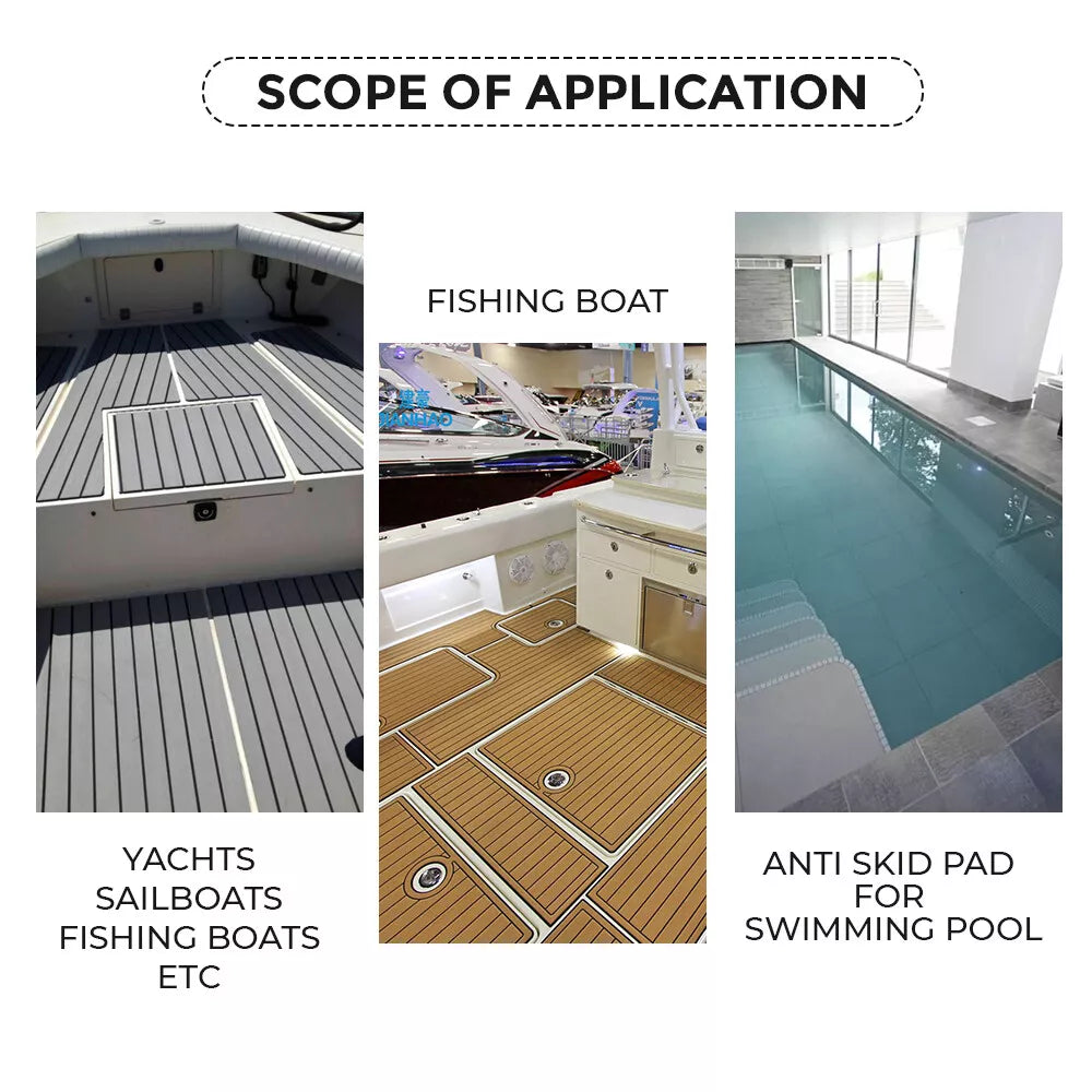 Premium EVA Boat Flooring Mat - 240 x 90cm