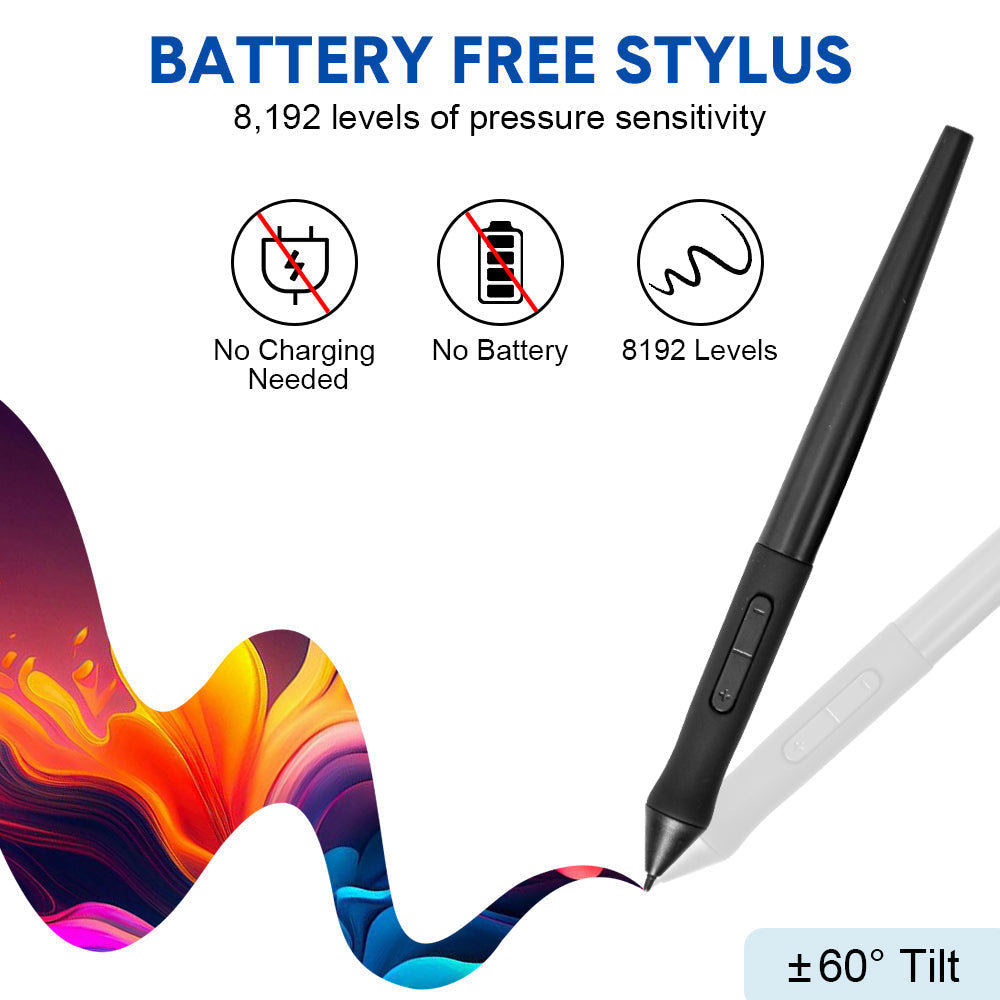 Premium Digital Graphics Tablet – 285 x 180mm, 8192 Pressure Levels
