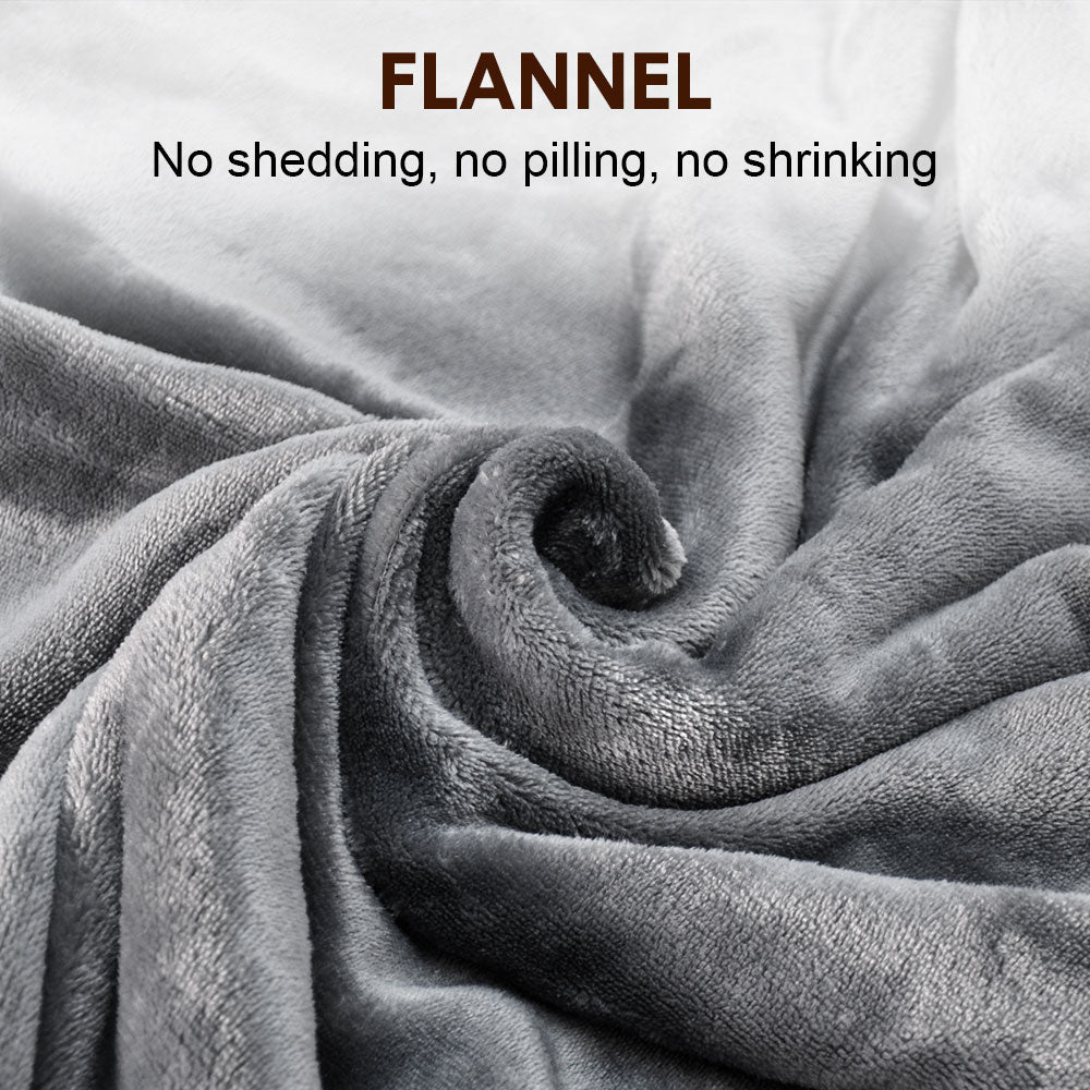 Premium USB Heated Blanket Shawl – Grey 150 x 80cm, 3 Heat Settings