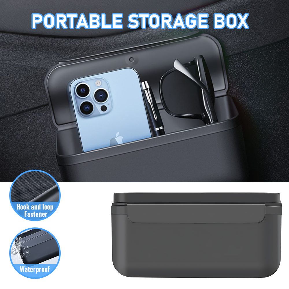 Premium Black TPE Car Boot Organiser Storage Box