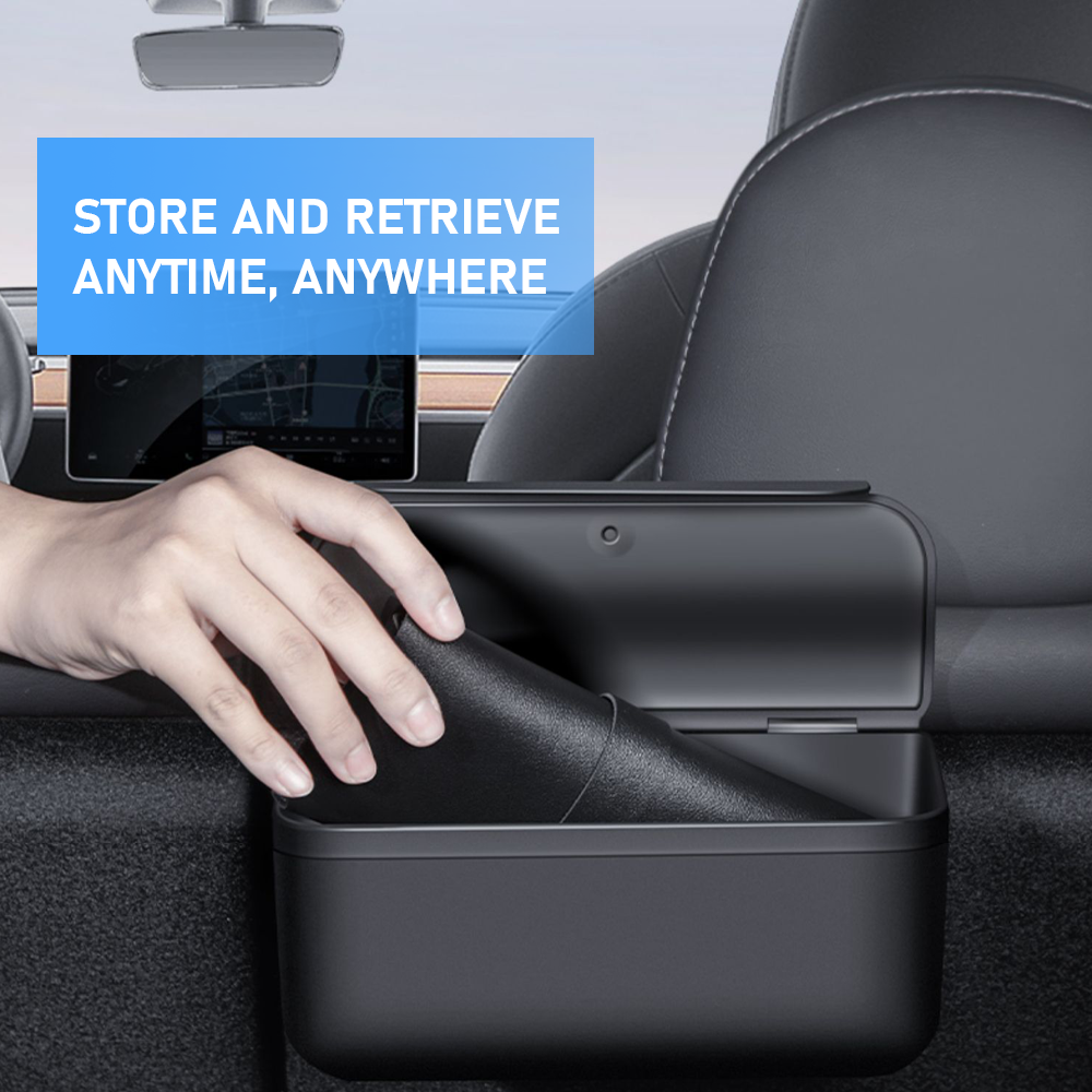Premium Black TPE Car Boot Organiser Storage Box