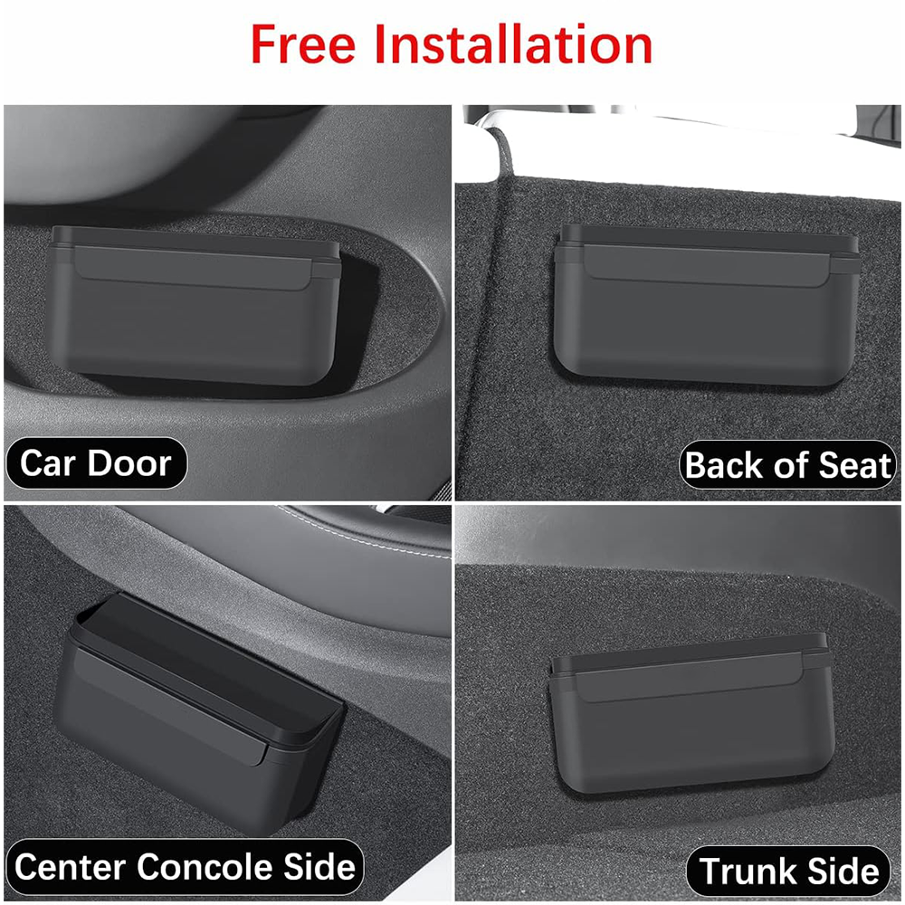 Premium Black TPE Car Boot Organiser Storage Box