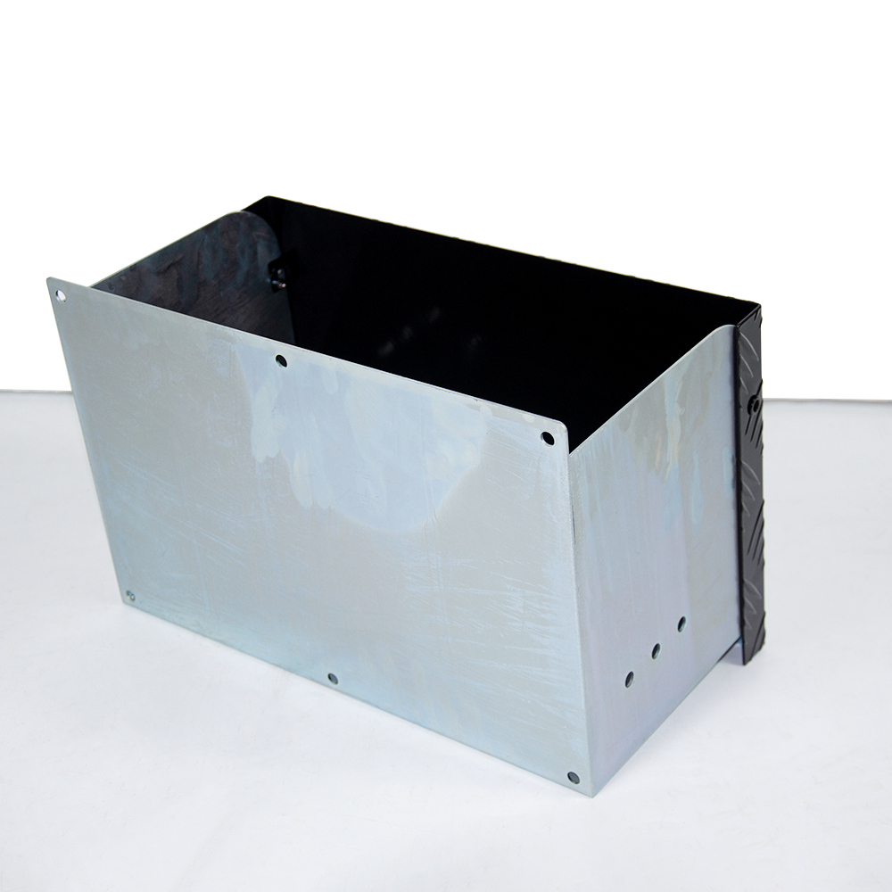 Premium Galvanized Battery Box with Lid - 385mm