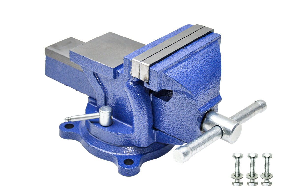 Premium 4 Inch Bench Vice with 360° Swivel Base & Anvil