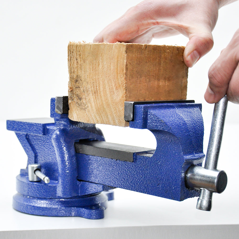 Premium 4 Inch Bench Vice with 360° Swivel Base & Anvil