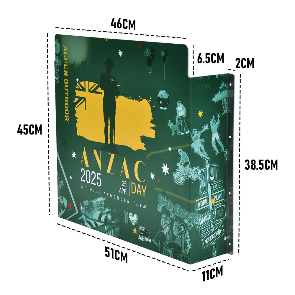 Alpen Outdoor ANZAC Diesel Tank Cover - Green, 10L/15L