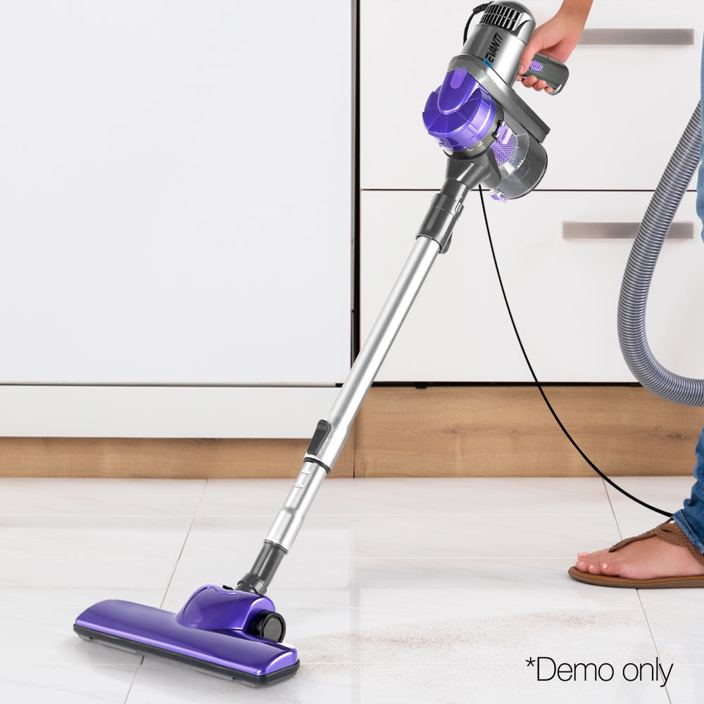 Devanti Stick Vacuum Cleaner Handheld Corded 450W Purple - SuperSaverAU - view 7