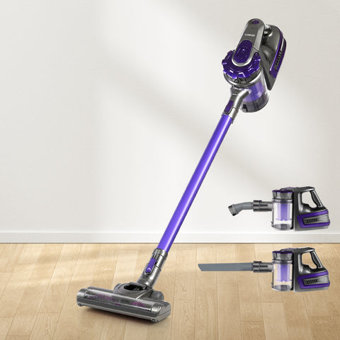 Devanti Stick Vacuum Cleaner Bagless Cordless 150W Purple - SuperSaverAU - view 1