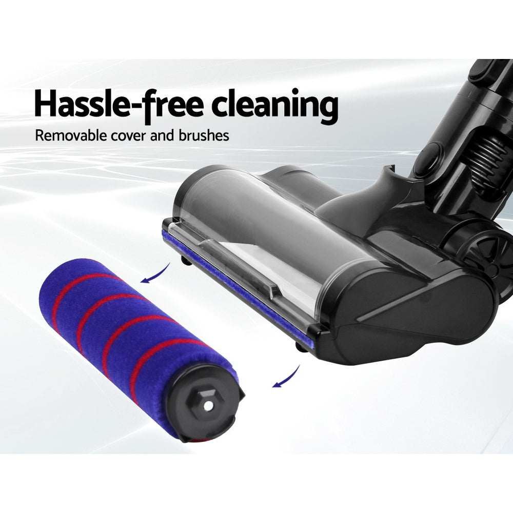 Devanti Stick Vacuum Cleaner Motorised Roller Brush Head - SuperSaverAU - view 5