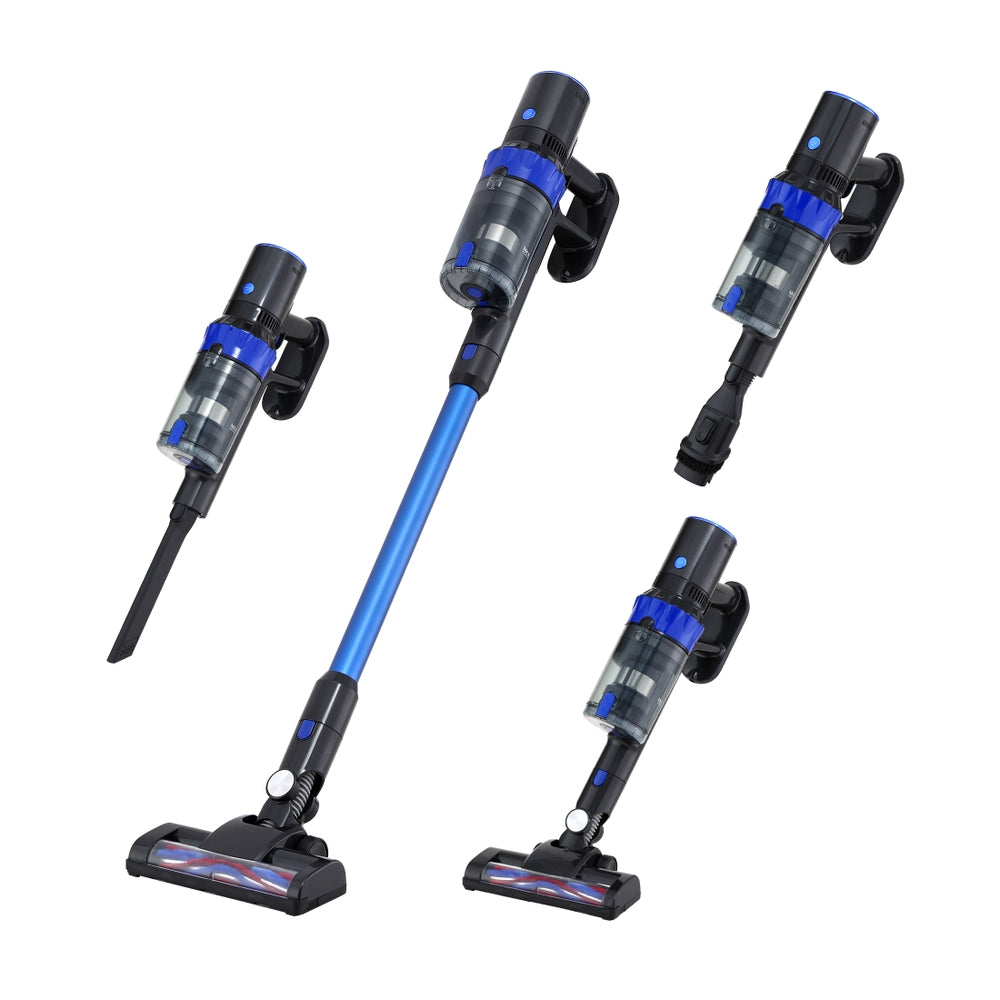 Devanti Handstick Vacuum Cleaner 350W Cordless 22KPa Suction Blue - SuperSaverAU - view 8