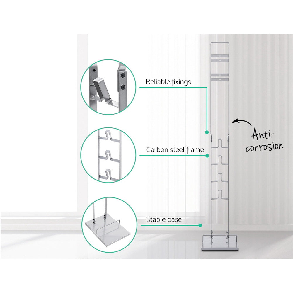 Artiss Freestanding Dyson Vacuum Cleaner Stand for V6 7 8 10 11 Silver - SuperSaverAU - view 4